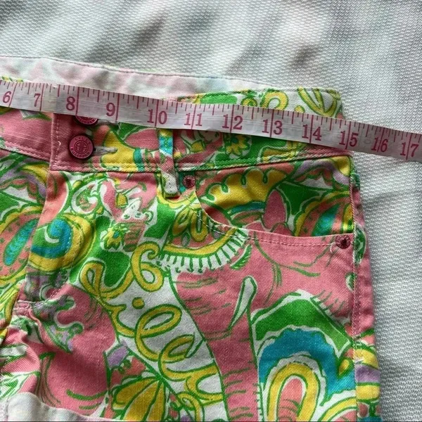 Lilly‎ Pulitzer Chin Chin Clifton Shorts denim cotton 2 - Image 7