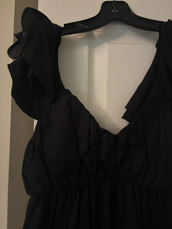 Black Maxi Dress Size M - Image 2