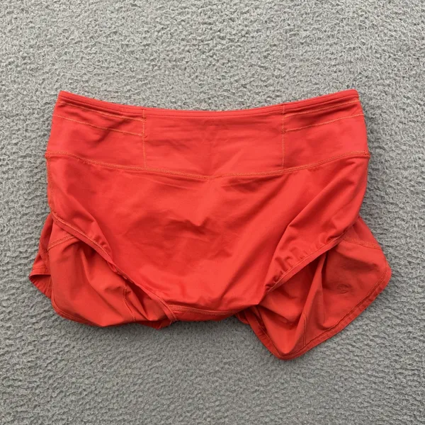 Lululemon Speed Up Shorts Mid Rise 4" Carnation Red Athletic Athleisure Women 6 - Image 4