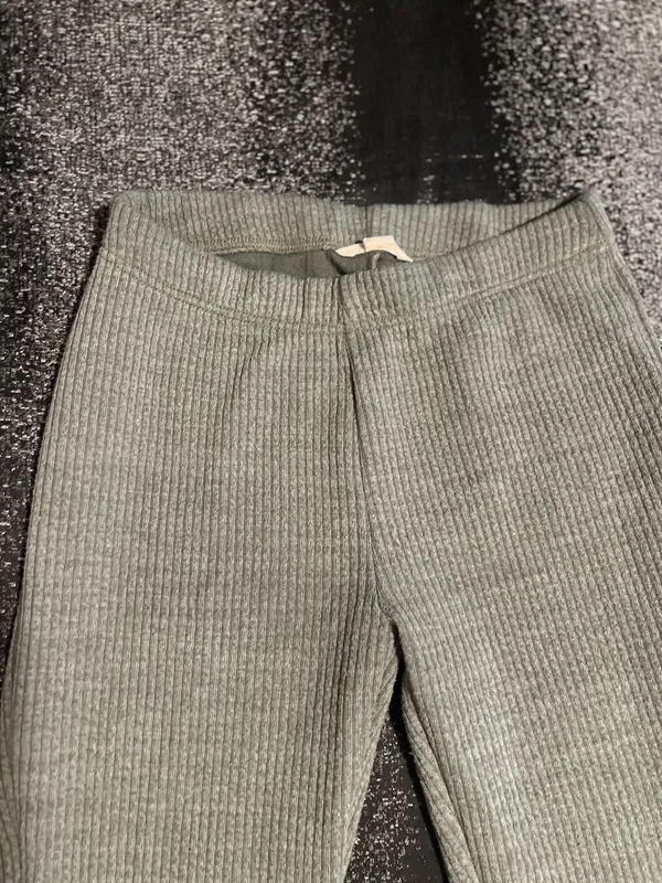 Womens small American Eagle ribbed flare lounge pants - Image 3