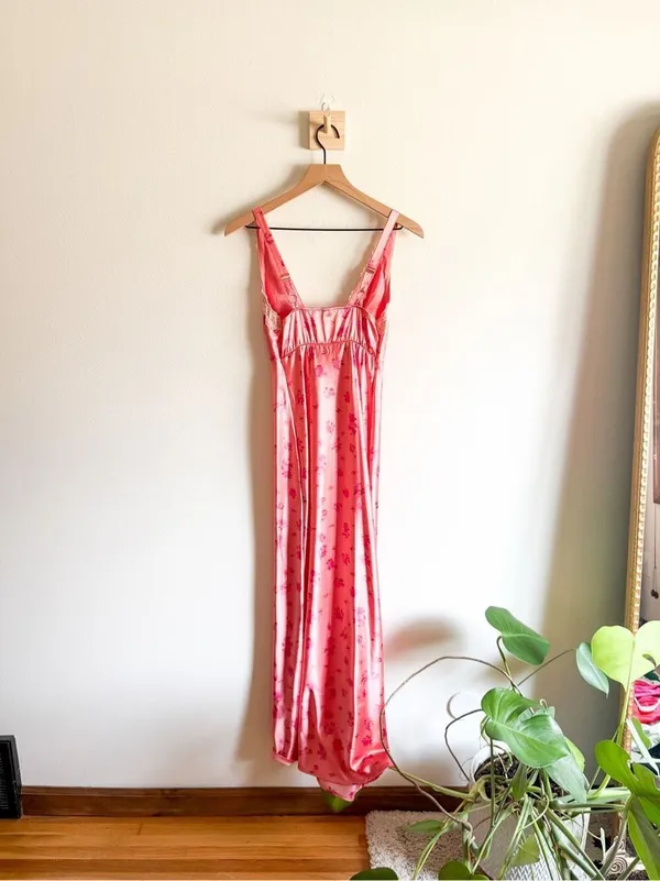 Wild Fable Satin Floral Dress Size XS - Image 5