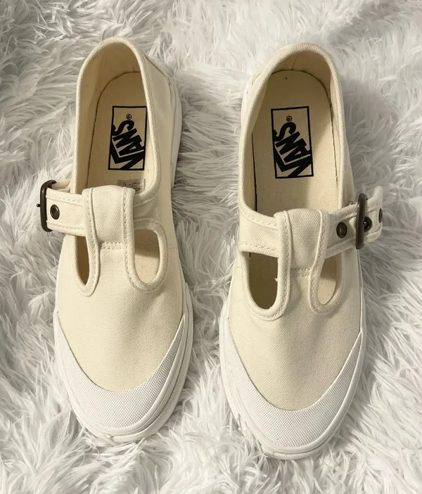 Cute kawaii Vans Mary Jane Style 93 buckle Slip-On shoes - Image 2