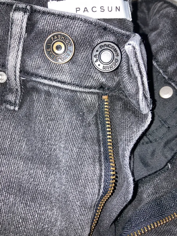 PacSun Black Distressed Mom Jeans - Image 3