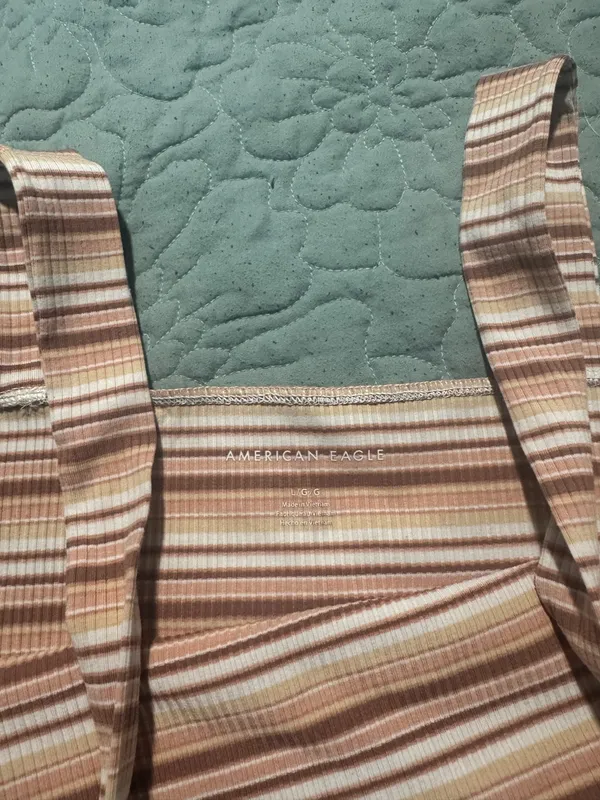 American Eagle Striped Tank Top - Image 2