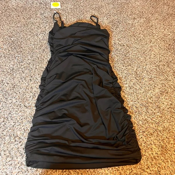 Yissang‎ Ruched Bodycon Dress Sleeveless Cocktail Party Dress XL - Image 5