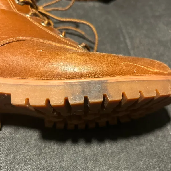 Timberland Waterproof Leather Lace-Up Combat Boots Brown Woman’s US 7.5 - Image 12