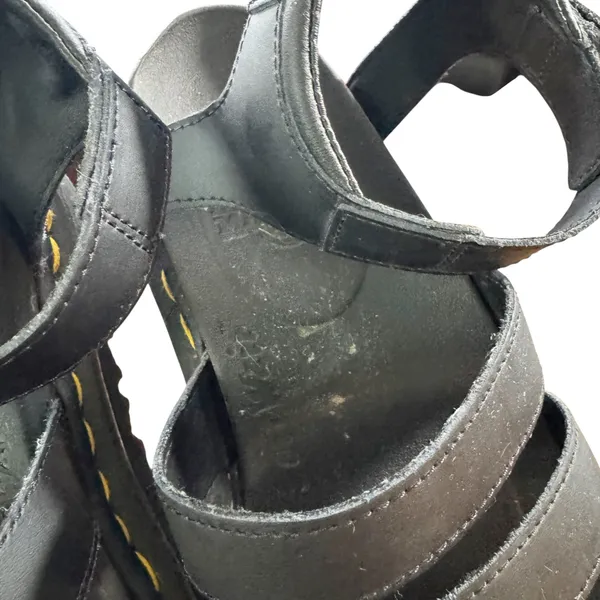 Dr. Martens Blaire Platform Sandal Women's Black Size 9 US Black Strappy Classic - Image 7