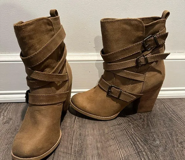 Not rated taupe boots - Image 2