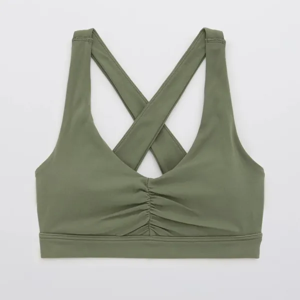 OFFLINE By Aerie Real Me Ruched Sports Bra - Image 3