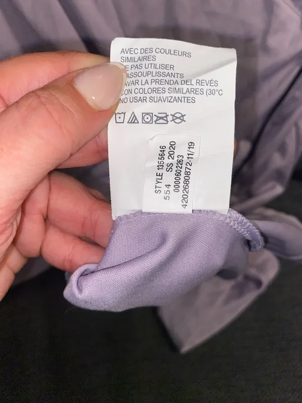 Under Armour Velocity Wordmark Loose Hoodie Lavender UA Tech HeatGear XL - Image 7