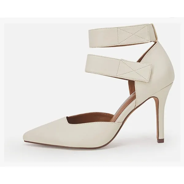Coutgo Womens D'Orsay High Heel Pumps Pointed Toe size 7.5 - Image 2