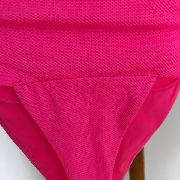 Aerie Neon Pink High-Waisted Bikini Bottom - Image 4