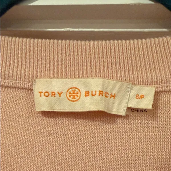 Tory Burch Kimberly Pink Bell‎ Sleeve wool Sweater small - Image 6