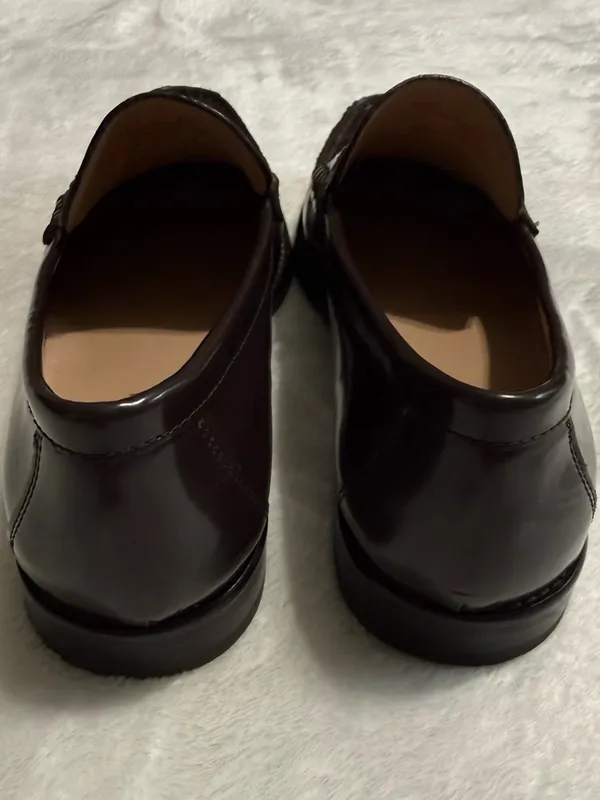 Cole Haan Women's Lana Lux Penny Remastered Loafers in Dark Brown Leather - Image 7