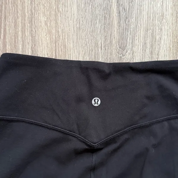 lululemon Black Jogger Pants Size 4 Mid Rise Lightweight Athletic - Image 3
