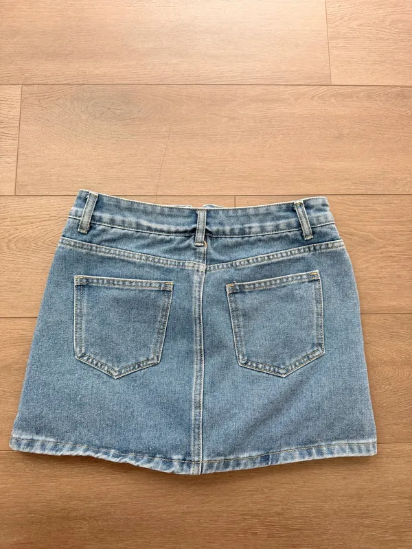Denim Skort Blue Size 27 - Image 3