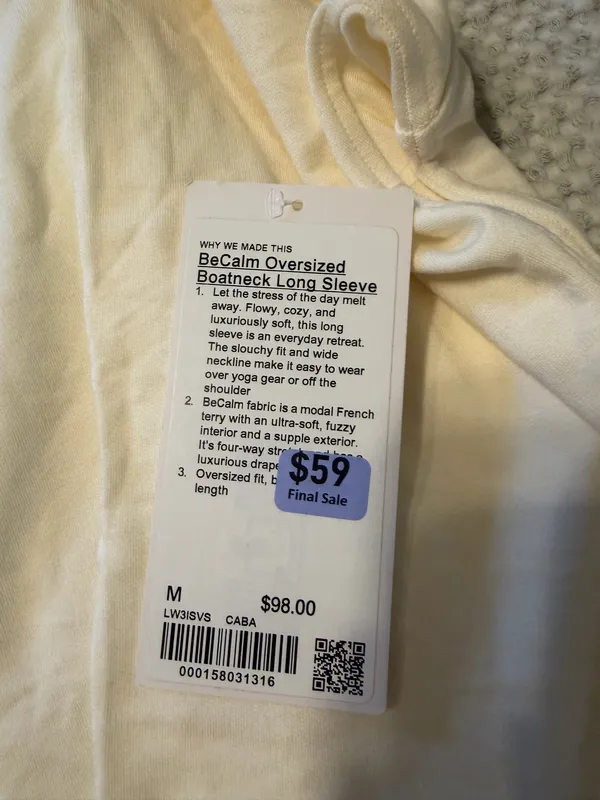 Lululemon Top Long Sleeve - Image 4