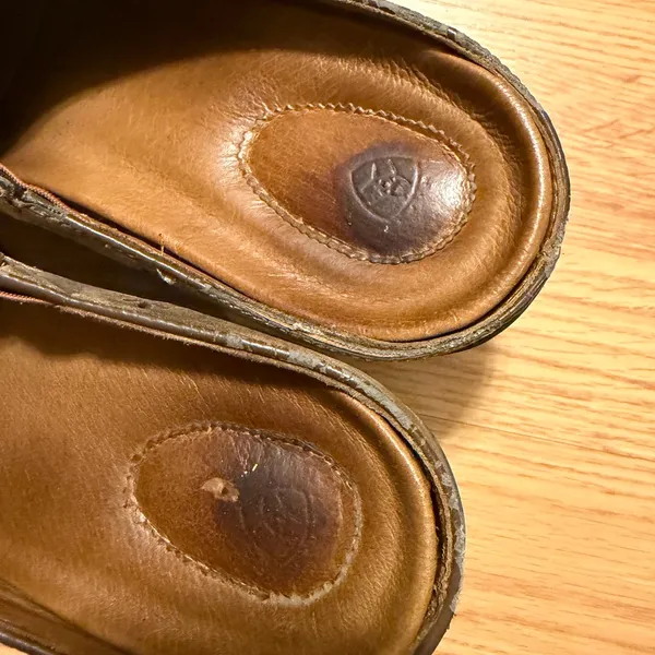 Ariat Tan Western Mule Boots - Image 3