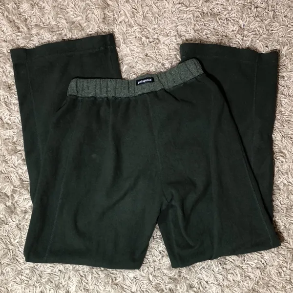 Patagonia synchilla green sweatpants lounge pants stretchy pants soft bed pants‍ - Image 7