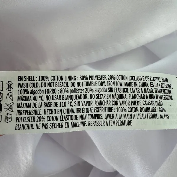 Tuckernuck Pomander Place Halile Dress XS White Tiered Mini Coastal Preppy - Image 10