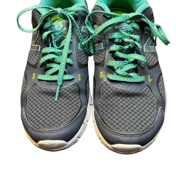 New Balance Shoes Womens Size 8.5 Gray Teal‎ CUSH+ Running Sneakers WE543PF1 - Image 3