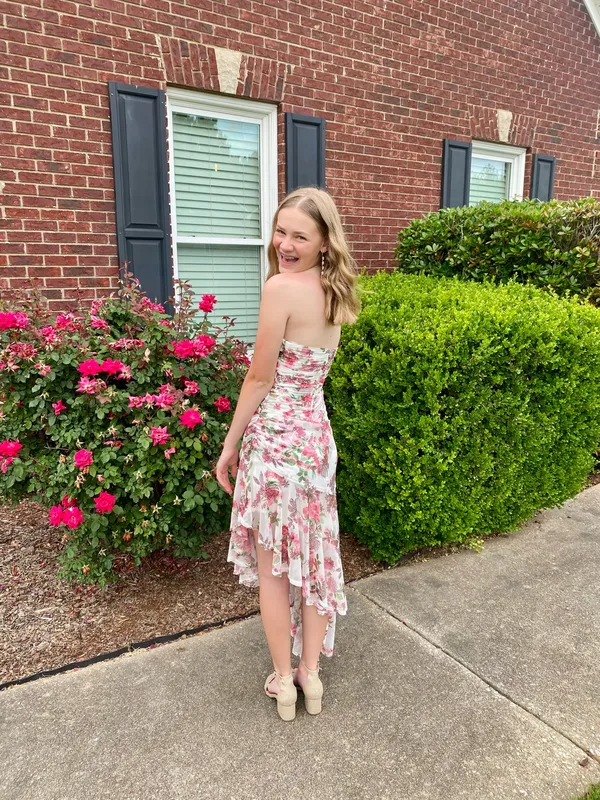 Dillards Floral Formal Dress - Image 2
