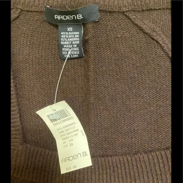 NWT Arden B. Brown Sweater Dress - Image 9