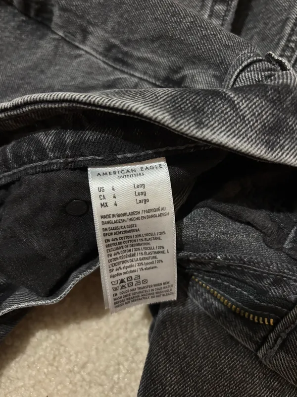 American Eagle Jeans Black Stretch - Image 3