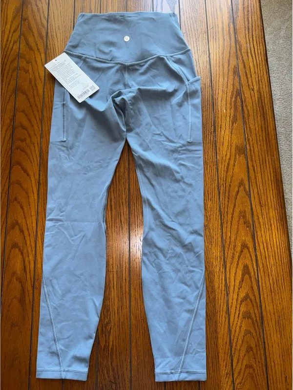 Lululemon Align With Pockets High-Rise 25” Steel Blue Size 4 NWT - Image 2