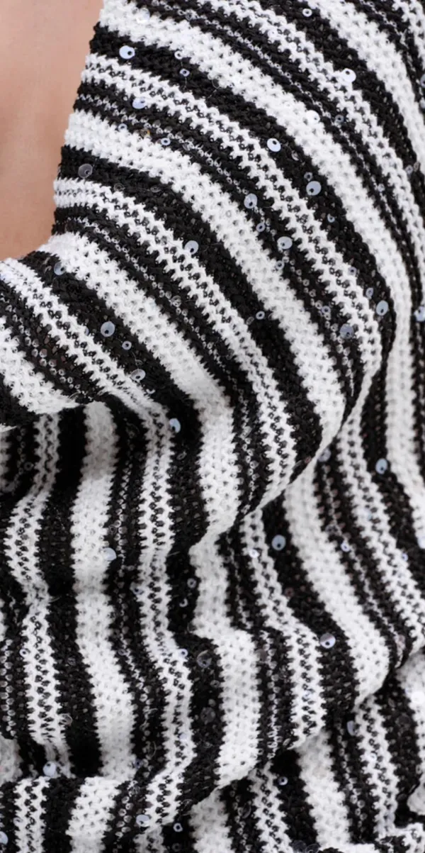Sparkly Black/ White Dress Multiple - Image 5