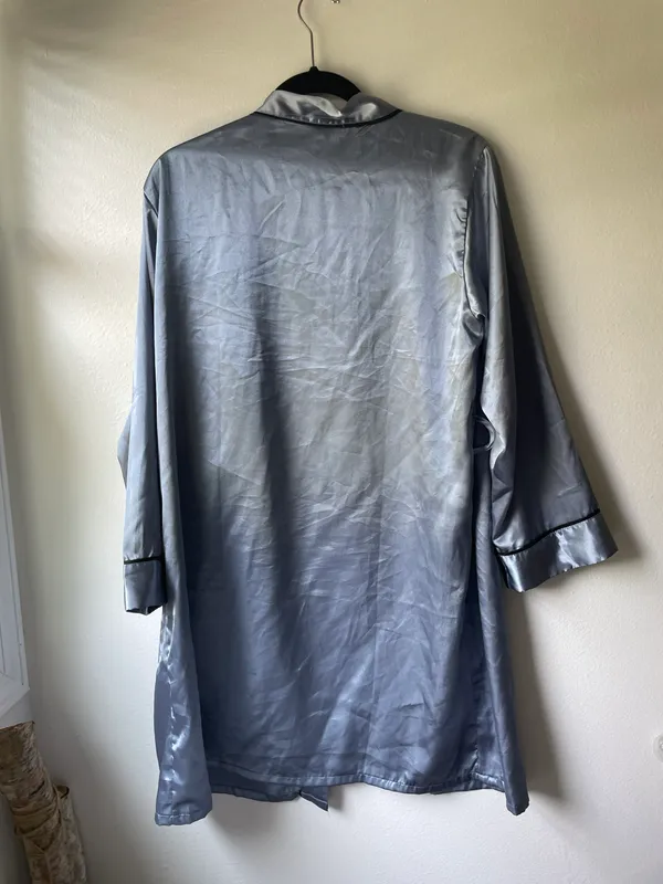 Blue Silk Robe - Image 2