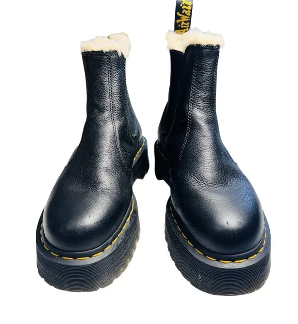Dr. Martens 2976 Platform Faux- Fur Lined ankle boots - Image 5
