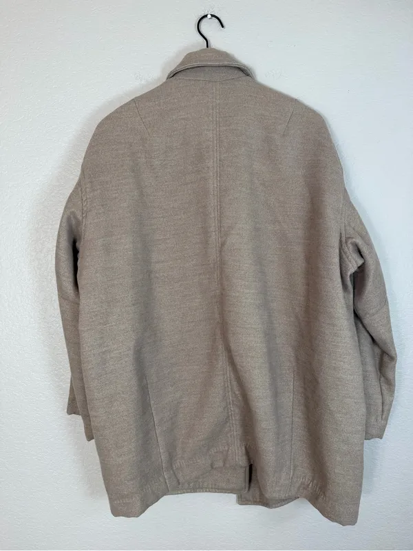Free People Hannah Super Soft Oversized Blazer Jacket Coat Camel Medium $168 - Image 7