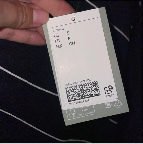 NWT H&M Draped Mini Dress - Image 3