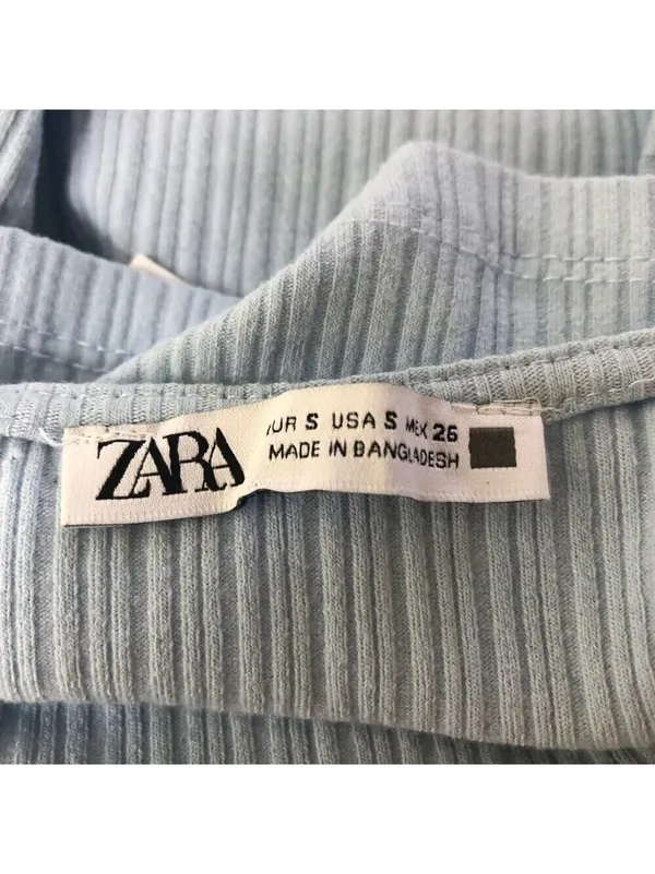 Zara crop top halter coquette feminine cocktail fairy festival boho layering Y2K - Image 8