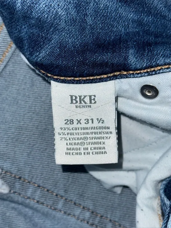 Buckle BKE Gabby Curvy High Rise Tailored Bootcut Stretch Jeans 28x31.5 ABK591R - Image 7