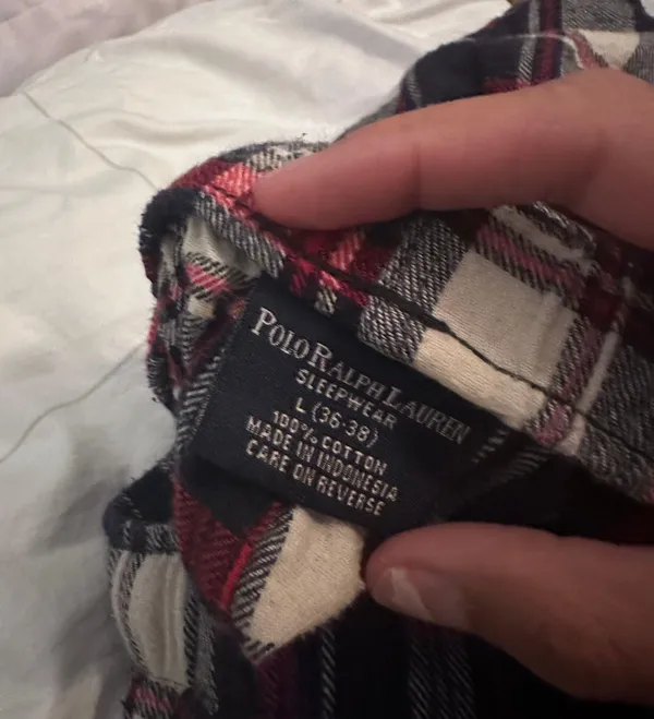 Polo Plaid Sleep Pants - Image 3