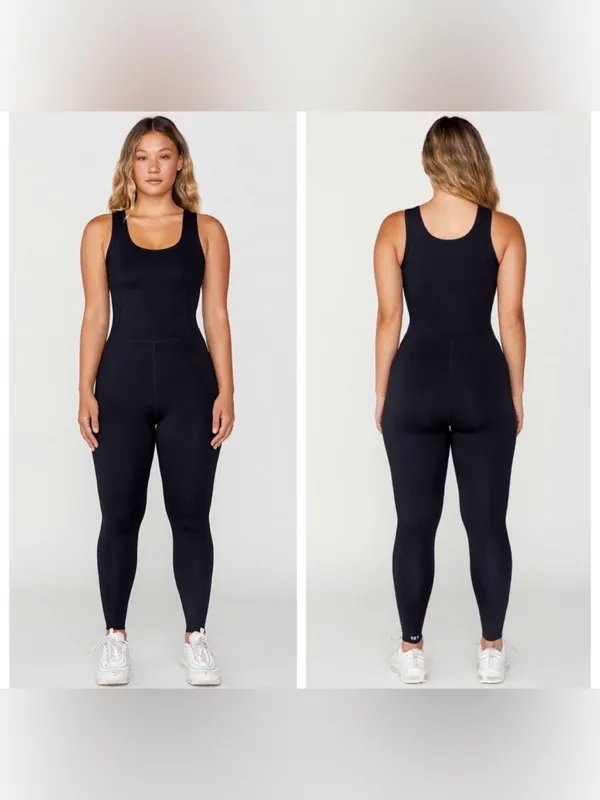 SET Active Sportbody Sportysuit Jumpsuit Lilac Purple Scoop Neck Unitard XS NEW - Image 2