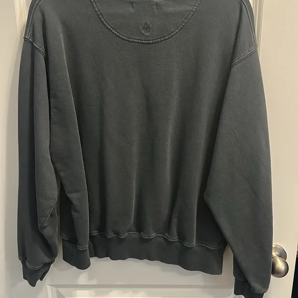 Anine Bing City Love Sweatshirt Charcoal Size M - Image 9