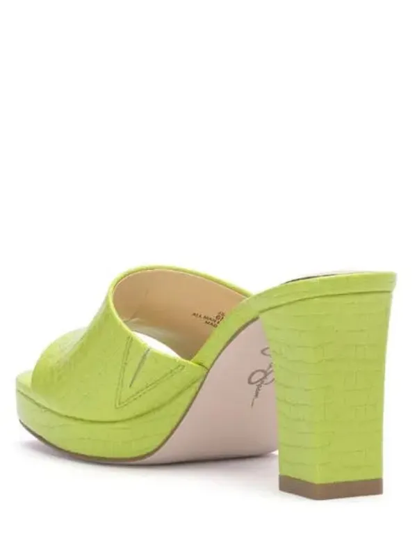 Jessica Simpson Women's Elyzza High Heel Slip On Platform Sandal - Image 5