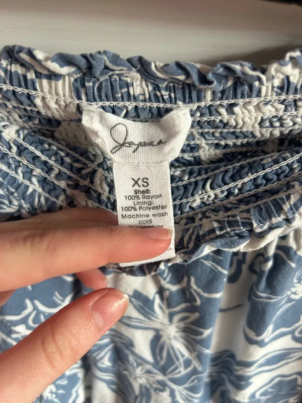 blue floral skort White Size XS - Image 4