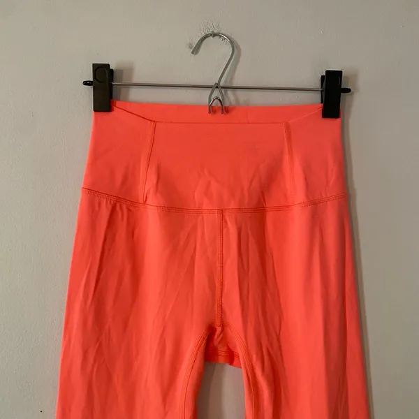 Free People Movement Coral Pink Leggings Pants Tights Active Women's size Small - Image 4