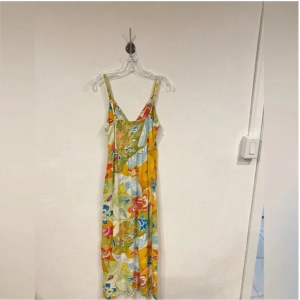 Jams World Floral Maxi Dress Size Large EUC - Image 5
