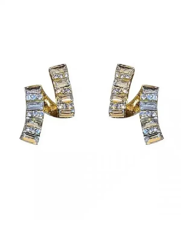 Trendy Light Luxury Rhinestone Zircon Earrings - High-End Autumn Elegance - Image 3