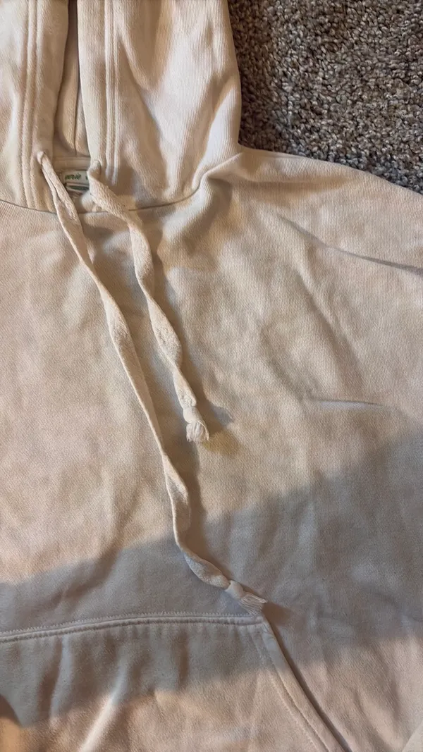 Aerie Pale Green and Cream Oversized Hoodie - Image 5