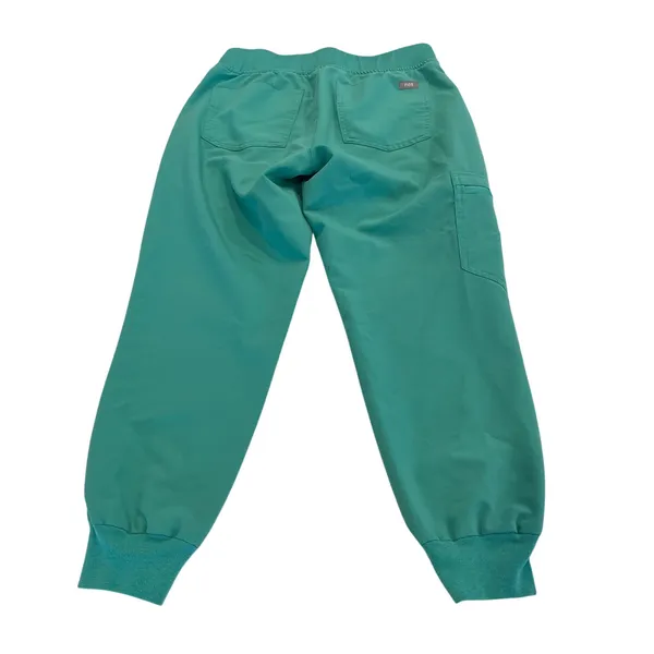 FIGS Zamora Jogger Scrub Pants in Surgical Green Size XS‎ Petite - Image 2