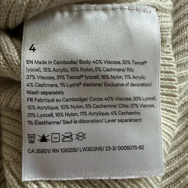 LULULEMON Reversible CrossOver Sweater Size 4 Balletcore Yoga - Image 7