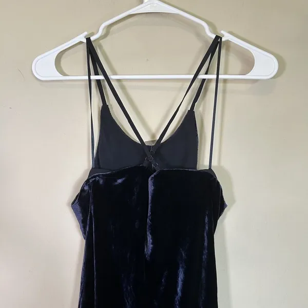 J. Crew Silk velvet‎ halter slip dress NEW NWT violet Size 2 - Image 7