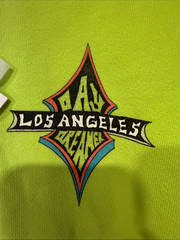 Daydreamer Neon Lime Crewneck Sweatshirt Los Angeles - Image 3