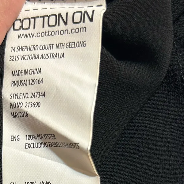 Cotton On Woman’s Black Classic Layering Camisole Top Size XS - Image 5